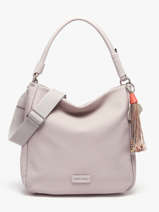 Sac Port� �paule Grigri Polyurethane David jones Violet grigri CM8384