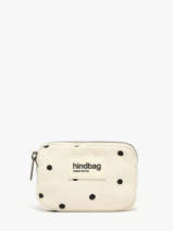 Portemonnee Hindbag Beige pois PO