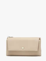 Portefeuille Met Portemonnee Grained Miniprix Beige grained F5039