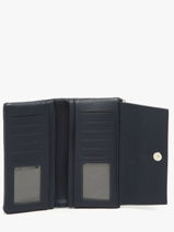 Portefeuille Met Portemonnee Grained Miniprix Blauw grained F5039-vue-porte