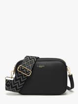 Cross Body Tas Grained Flora & co Zwart grained F6967OR