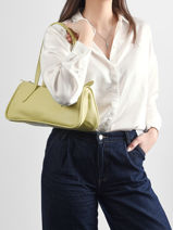 Longchamp Looong Besace Vert-vue-porte