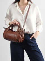 Sac Icone  12h Cuir Gerard darel Marron icone DDS73410-vue-porte