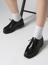 Chaussures Derbies En Cuir Kleman Noir women PADRORB2-vue-porte