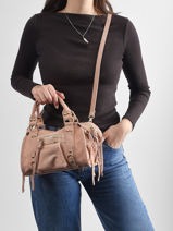 Cross Body Tas Velvet Milano Roze velvet VE24093O-vue-porte