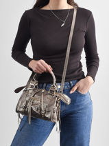 Sac Bandouli�re Nine Cuir Milano Noir nine NI24092O-vue-porte