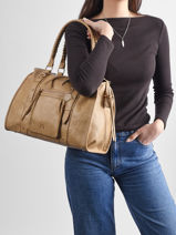 Sac Port� �paule Bride Lulu castagnette Beige bride 2-vue-porte