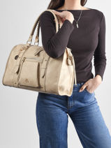 Sac Port� �paule Bride Lulu castagnette Beige bride 2-vue-porte