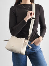 Cross Body Tas Soft Lulu castagnette Beige soft AISSATA-vue-porte