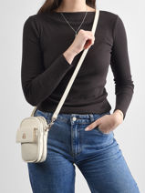 Sac Bandouli�re Soft Lulu castagnette Noir soft YVILLE-vue-porte