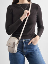Cross Body Tas Soft Lulu castagnette Roze soft YVILLE-vue-porte