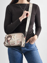 Sac Bandouli�re Muse Anekke Multicolore muse 42703447-vue-porte