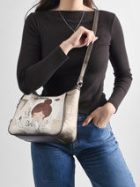 Sac Bandouli�re Sophia Anekke Marron sophia 42803002-vue-porte