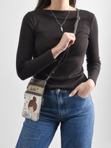 Sac Bandouli�re Sophia Anekke Marron sophia 42803905-vue-porte