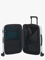 Valise Cabine Extensible Samsonite Blanc nexis 158240-vue-porte