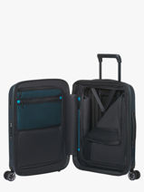 Uitbreidbare Handbagage Samsonite Blauw nexis 158240-vue-porte