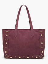 Sac Port� �paule A4 Eyelet Torrow Violet eyelet TEYE01