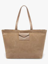 Sac Port� �paule Suedine Kba Polyester Lancaster Beige suedine kba 63