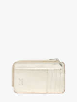 Porte-cartes Caviar Cuir Crinkles Or caviar 14318