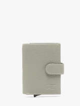 Portefeuille Caviar Cuir Crinkles Vert caviar 14600