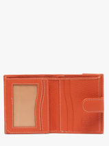 Portefeuille Leder Crinkles Oranje caviar 14227-vue-porte