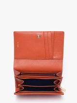 Portefeuille Emilie Cuir Le tanneur Orange emily TEMI3304-vue-porte