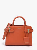 Sac � Main S Emilie Cuir Le tanneur Orange emily PB328670