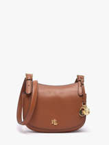 Sac Bandouli�re Dryden Cuir Lauren ralph lauren Marron dryden 31P06070