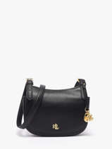 Sac Bandouli�re Dryden Cuir Lauren ralph lauren Noir dryden 31P06070