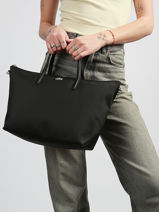 Sac Port� Main L.12.12 Concept Lacoste Bleu l.12.12 concept NF5324PK-vue-porte