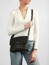 Sac Bandouli�re Grained Miniprix Blanc grained F7557OR-vue-porte