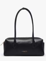 Sac Port� �paule Donna Cube Cuir Lancaster Noir donna cube 128