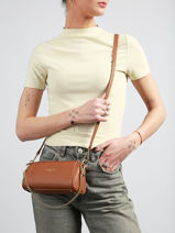 Cross Body Tas Milano Ana Leder Lancaster Bruin milano ana 100-vue-porte