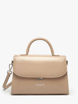 Sac Bandouli�re M Suave Cuir Lancaster Beige suave even 17