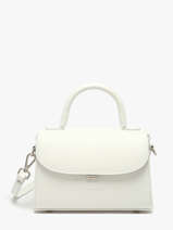 Sac Bandouli�re S Suave Cuir Lancaster Blanc suave even 16
