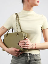 Sac Port� �paule Vintage Cuir Mila louise Argent vintage 3889C1-vue-porte