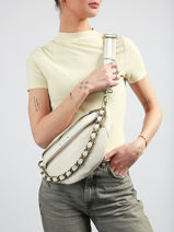 Sac Banane Mila louise Blanc vintage 23689C1-vue-porte