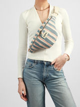 Heuptasje Olivia Gestreept Hindbag Blauw rayures RA-vue-porte
