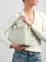 Sac Port� �paule Saffiano David jones Bleu saffiano CM6829-vue-porte