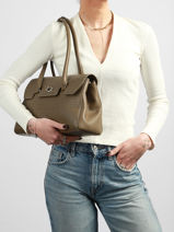 Sac Port� �paule South Africa Polyurethane David jones Marron south africa CM8319-vue-porte