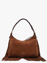 Sac Port� �paule Jess Cuir Vanessa bruno Marron jess 32V40916