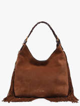 Sac Port� �paule Jess Cuir Vanessa bruno Marron jess 32V40917