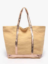 Le Cabas L Lin Et Paillettes Vanessa bruno Jaune cabas lin 31V40315