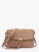 Sac Bandouli�re Othilia Cuir Vanessa bruno Beige othilia 55V40907