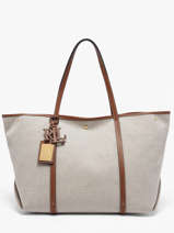 Sac Port� �paule Emerie Lauren ralph lauren Beige emerie 31920062