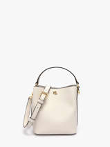 Sac Bandouli�re Reese Cuir Lauren ralph lauren Blanc reese 31969365
