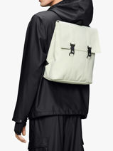 Msn Bag Mini - Sac � Dos 1 Compartiment Rains Jaune city 13310-vue-porte