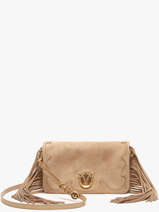 Sac Bandouli�re Love Bag Soft Cuir Pinko Beige love bag soft 6023A39A