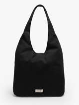 Le Sac Hobo Richelieu Coton Recycl� Rivedroite Noir timeless RICHETIM