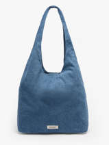Le Sac Hobo Richelieu Coton Recycl� Rivedroite Bleu timeless RICHETIM